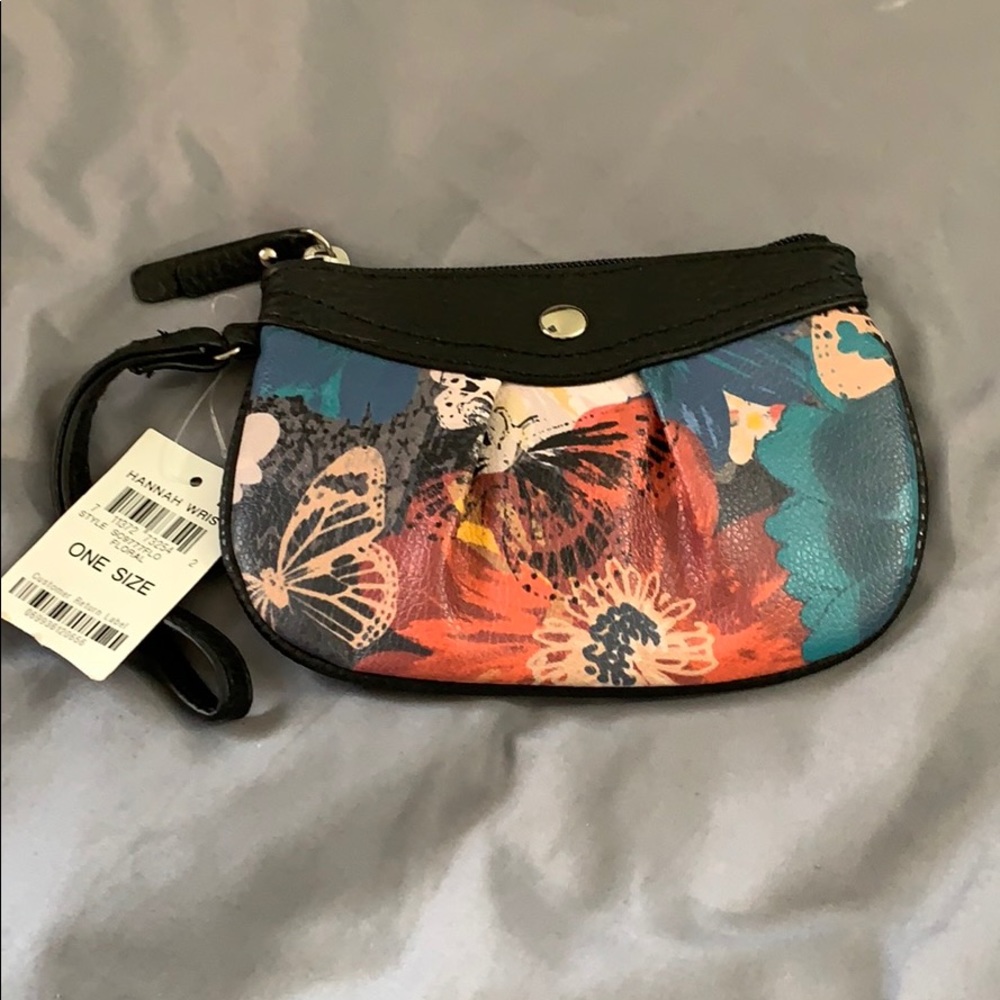 Floral Wrist Wallet